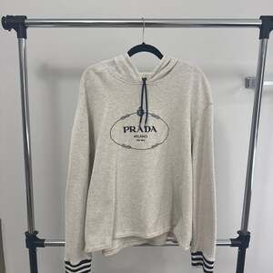 Prada Oversized Cotton Fleece Hoodie